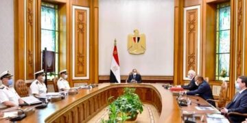 السيسي بحث مع رئيس شركة لورسن تطوير الصناعات البحرية في مصر 1 - جريدة المساء