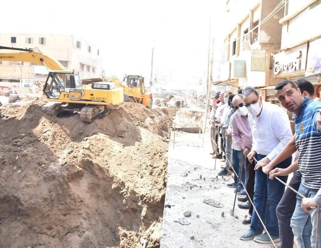 محافظ_الشرقية يتابع أعمال انشاء نفق عرابي بالزقازيق 19 - جريدة المساء