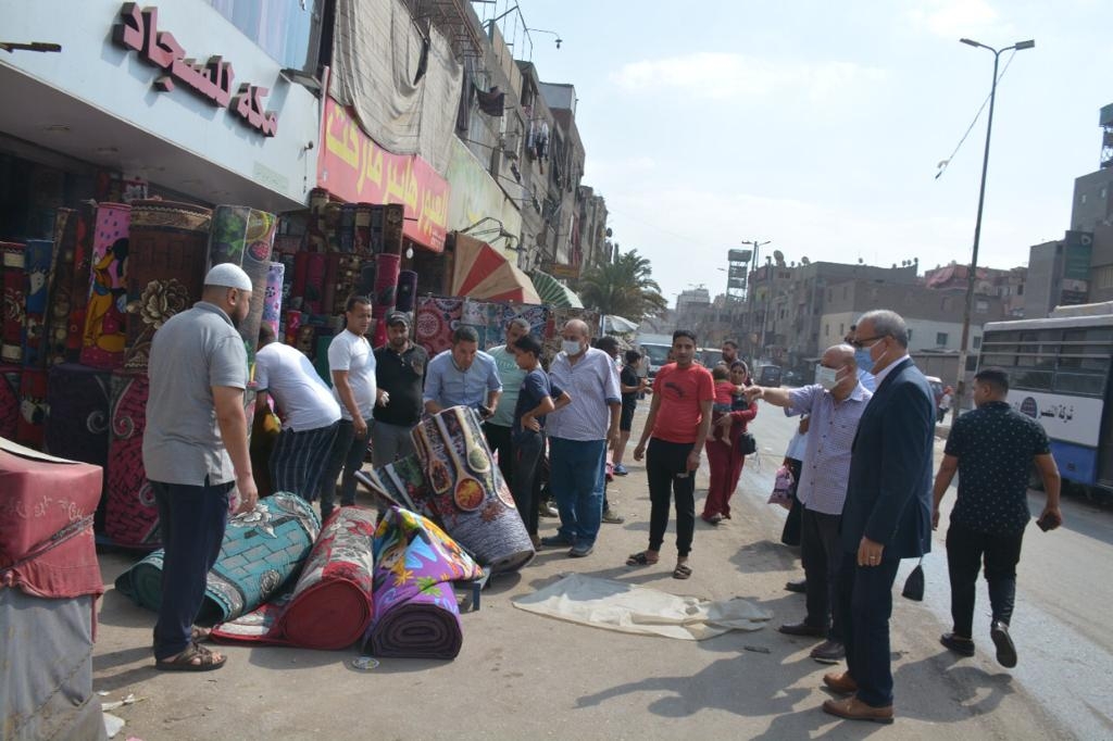 الهجان يتابع أعمال النظافة ورفع الإشغالات بشبرا الخيمة 19 - جريدة المساء