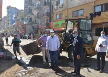 حملة لإزالة الإشغالات والباعة الجائلين ببنها 21 - جريدة المساء