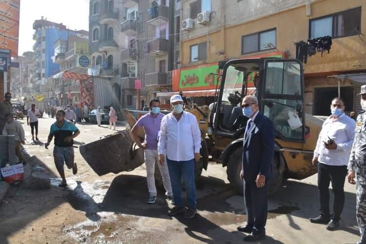 حملة لإزالة الإشغالات والباعة الجائلين ببنها 19 - جريدة المساء