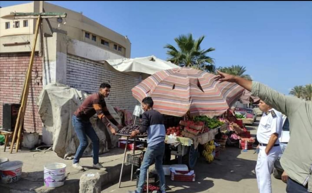 استمرار أعمال إزالة الاشغالات والتعديات بأحياء بورسعيد 19 - جريدة المساء