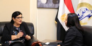 مايا مرسي تبحث مع مسؤولة بمجموعة البنك الدولي سبل التعاون في مجال تمكين المرأة 1 - جريدة المساء