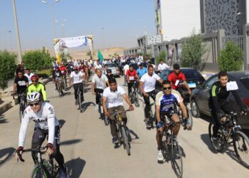 جامعة جنوب الوادى تنظم الماراثون الأول للدراجات بمدينة قنا الجديدة 21 - جريدة المساء