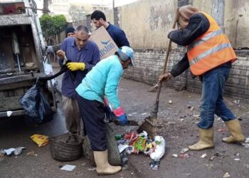 رفع ١٥٠طن قمامة وتطهير شوارع المنصورة المنصورة من آثار الأمطار  29 - جريدة المساء