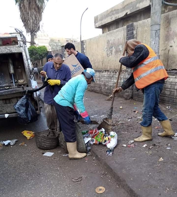 رفع ١٥٠طن قمامة وتطهير شوارع المنصورة المنصورة من آثار الأمطار  19 - جريدة المساء