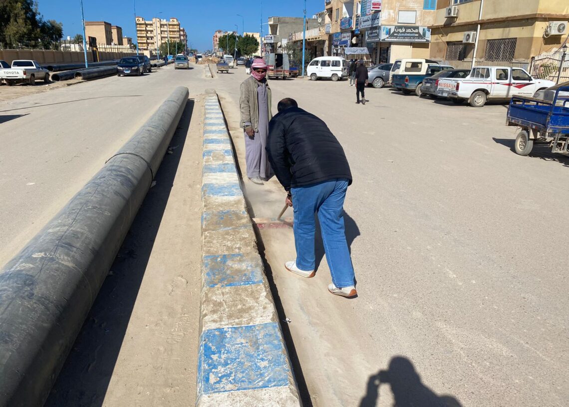 حملات مكبرة للنظافة وتحسين الخدمات بمدن ومراكز مطروح استجابة لشكاوى المواطنين 19 - جريدة المساء