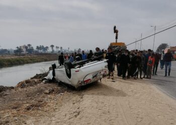 مصرع صيدلى فى حادث انقلاب سيارة بقنا 21 - جريدة المساء