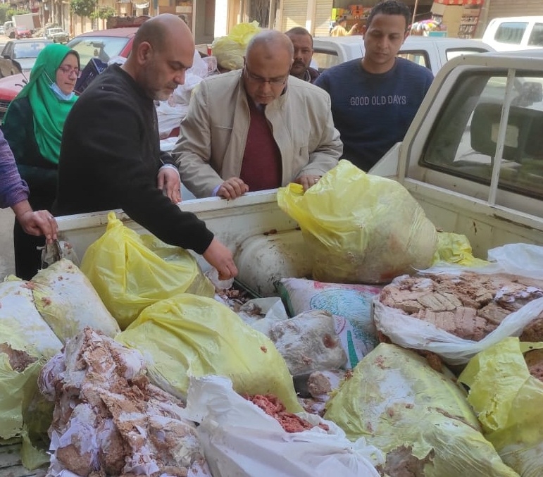 ضبط ١١٠٠ كيلو لحوم فاسدة.. بالمنوفية 17 - جريدة المساء