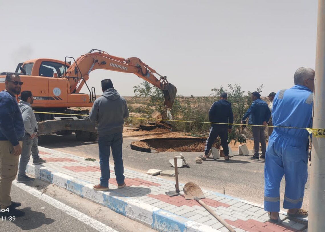 حل مشكلة انقطاع مياه الشرب عن بعض مناطق مرسي مطروح 17 - جريدة المساء