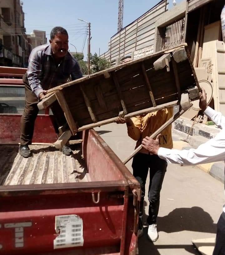 حملة لإزالة الاشغالات بشوارع مدينة مطاي 19 - جريدة المساء