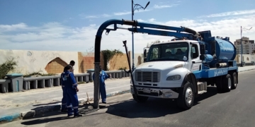 استعدادا للسيول.. تطهير شنايش وشبكة الأمطار بمرسي مطروح 1 - جريدة المساء