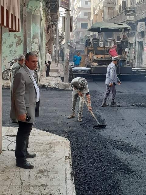 رصف ورفع كفاءة الشوارع الداخلية بمنطقة الصاغة بالزقازيق 19 - جريدة المساء