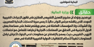 شائعة: تقدم الحكومة بمشروع قانون بتعديل قانون الإجراءات الضريبية الموحد يتضمن السماح لمصلحة الضرائب بالاطلاع على الحسابات البنكية للمواطنين 1 - جريدة المساء