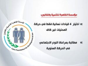 "القاهرة للتنمية والقانون" توضح مدى إنصاف قانون الأحوال الشخصية الجديد النساء 19 - جريدة المساء