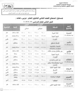 15 يوليو.. بدءامتحانات الدور الثانى بتعليم الجيزة 21 - جريدة المساء