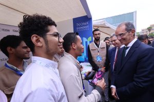 خلال افتتاح فعاليات الدورة التاسعة لمؤتمر ومعرض قمة تكنى "" Techne Summit 27 - جريدة المساء