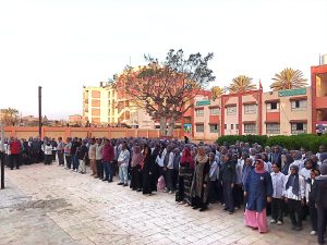 بالصور ..طلاب مدارس الجمهورية يقفون دقيقة حدادا على أرواح شهداء فلسطين 37 - جريدة المساء