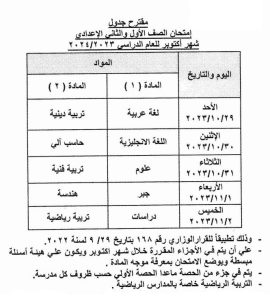 " الأحد 29 أكتوبر انطلاق امتحانات شهر اكتوبر بتعليم الجيزة 21 - جريدة المساء