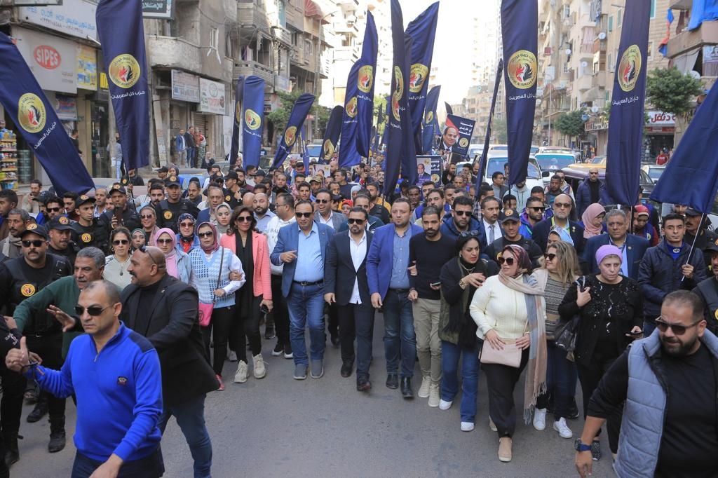 "حماة الوطن" يواصل مسيرات الحشد بالمنتزه 19 - جريدة المساء