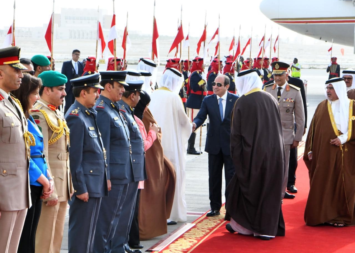 الرئيس السيسي يصل البحرين للمشاركة في القمة العربية 33 19 - جريدة المساء