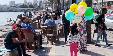 أجواء كرنفالية للاحتفال بشم النسيم.. في الإسكندرية 1 - جريدة المساء