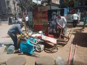 رئيس حى أول الزقازيق يقود حملة بشارع الجلاء لإزالة الإشغالات والتعديات المخالفة 21 - جريدة المساء