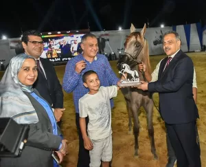 مجسمات لأحصنة جامحة للمتسابقين الفائزين بمسابقة "جمال الخيل" بمهرجان الشرقية للخيول العربية 47 - جريدة المساء