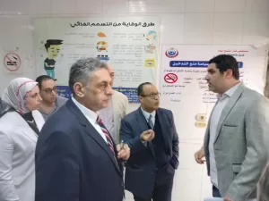 رئيس قطاع الطب العلاجى بوزارة الصحة يتفقد مستشفى كفر الشيخ العام 22 - جريدة المساء