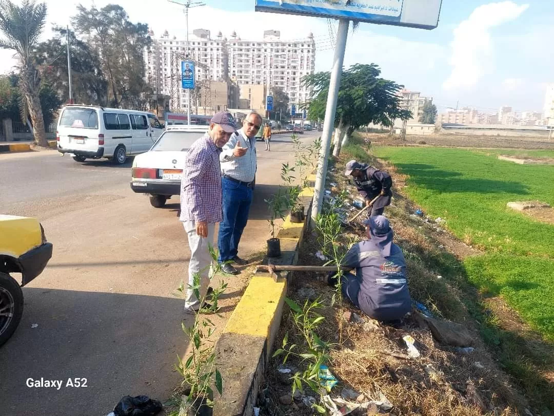 ضمن المبادرة الرئاسية "100 مليون شجرة"..  إستمرار زراعة الأشجار بمركز دسوق  17 - جريدة المساء