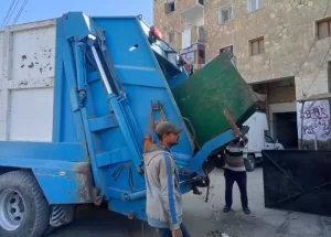 حملة نظافة مكثفة وصيانة لأعمدة الإنارة بأبوخليفة الإسماعيلية 23 - جريدة المساء