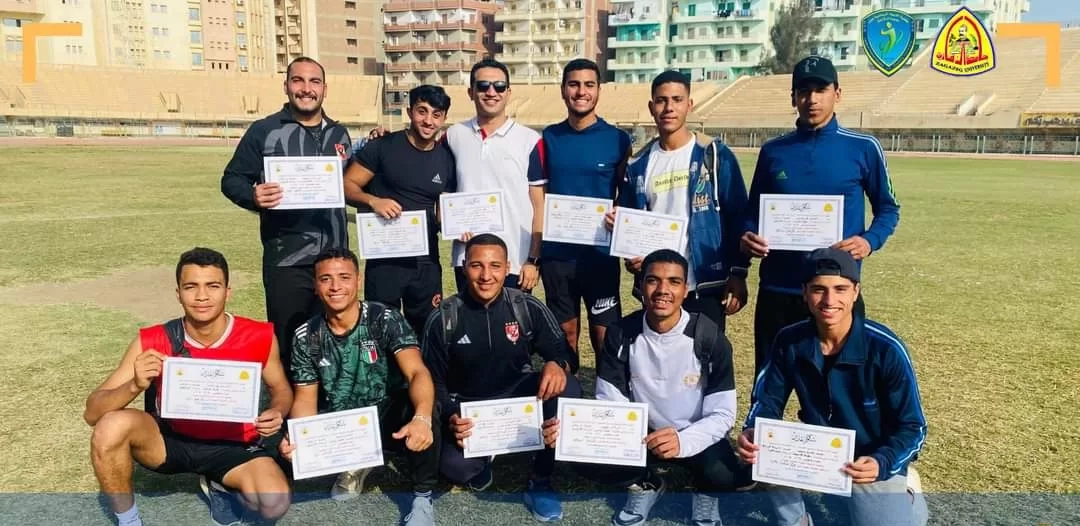 فريق ألعاب القوي بالتربية الرياضة بنين جامعة الزقازيق على المراكز الاولى في الدوري 18 - جريدة المساء