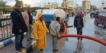 شفط مياه الأمطار.. بالمنوفية  1 - جريدة المساء