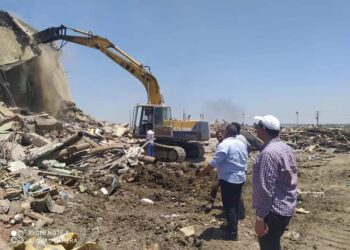 إزالة الاشغالات بمحيط محطة رفع السلام الرئيسية .. ببحر البقر 27 - جريدة المساء