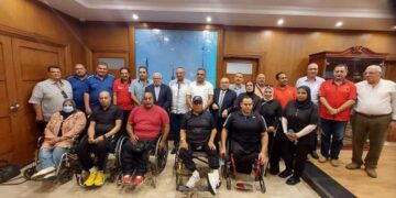 محافظ بورسعيد يستقبل رياضيى نادى الحرية المشاركين بالدورة البارالمبية بطوكيو 2 - جريدة المساء محافظ بورسعيد يستقبل رياضيى نادى الحرية المشاركين بالدورة البارالمبية بطوكيو 1 - جريدة المساء