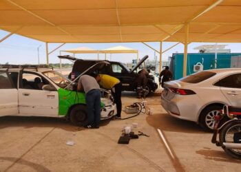 تحويل ٦٦ سيارة حكومية وملاكى للعمل بالغاز الطبيعي في الوادي الجديد 35 - جريدة المساء