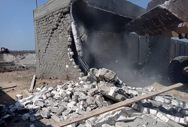 إزالة الاشغالات بمحيط محطة رفع السلام الرئيسية .. ببحر البقر 19 - جريدة المساء