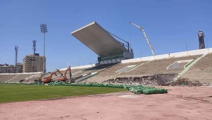 تعرف على حجم العمل باستاد المصرى 19 - جريدة المساء