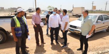 برجولات وأعمدة ديكورية ونخيل مثمر لتطوير ميدان الإسعاف بشبين الكوم 2 - جريدة المساء برجولات وأعمدة ديكورية ونخيل مثمر لتطوير ميدان الإسعاف بشبين الكوم 1 - جريدة المساء