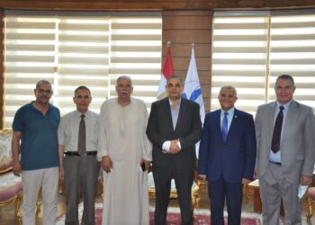 رئيس جامعة كفر الشيخ يستقبل رئيس جامعة المنيا السابق 22 - جريدة المساء