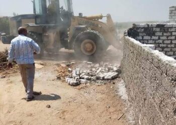 ازالات فوريه للتعدي على الاراضي الزراعيه وأملاك الدوله بالشرقية 20 - جريدة المساء