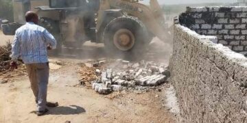 ازالات فوريه للتعدي على الاراضي الزراعيه وأملاك الدوله بالشرقية 1 - جريدة المساء