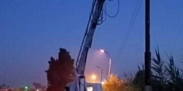 اجراء أعمال الصيانة الدورية لاعمدة الإنارة بمركز أبو قرقاص 2 - جريدة المساء اجراء أعمال الصيانة الدورية لاعمدة الإنارة بمركز أبو قرقاص 1 - جريدة المساء