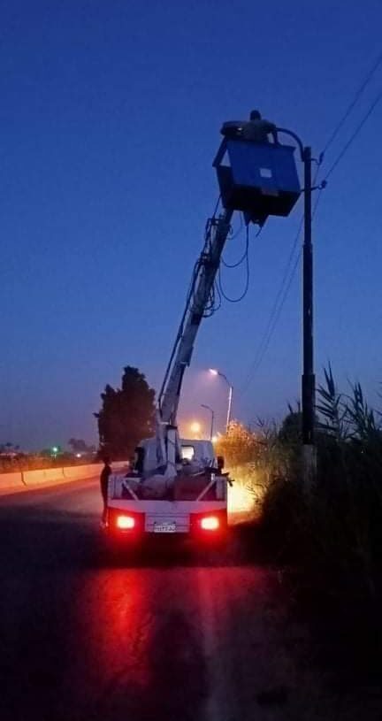 اجراء أعمال الصيانة الدورية لاعمدة الإنارة بمركز أبو قرقاص 17 - جريدة المساء اجراء أعمال الصيانة الدورية لاعمدة الإنارة بمركز أبو قرقاص 16 - جريدة المساء