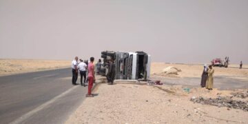 إصابة زوجين وأطفالهما الخمسة فى حادث تصادم بقنا 1 - جريدة المساء