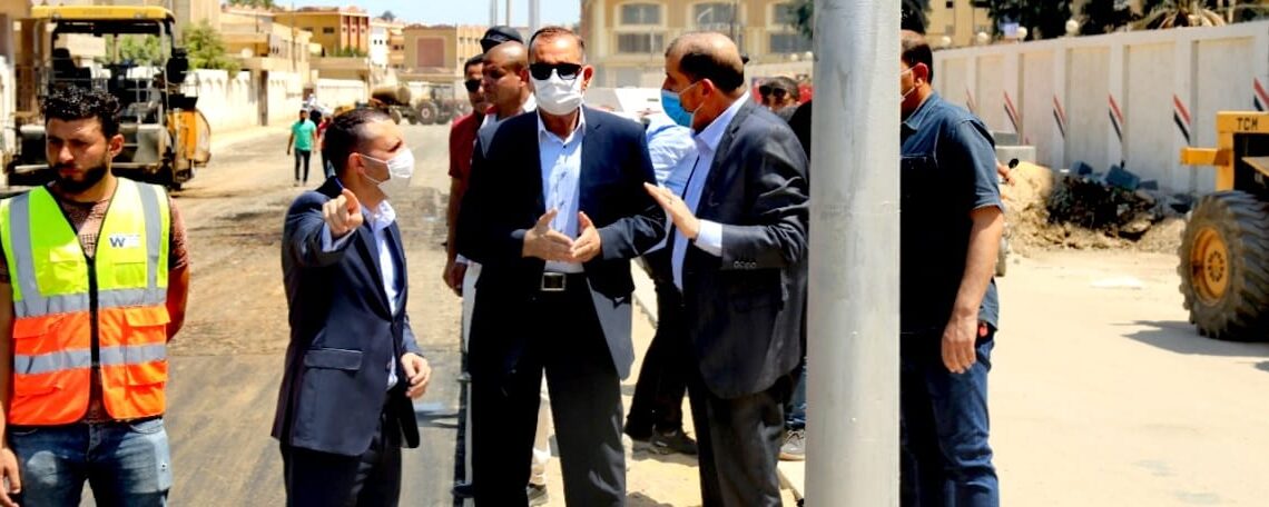 محافظ كفر الشيخ تفقد أعمال الرصف بغرب وشرق المدينة 16 - جريدة المساء