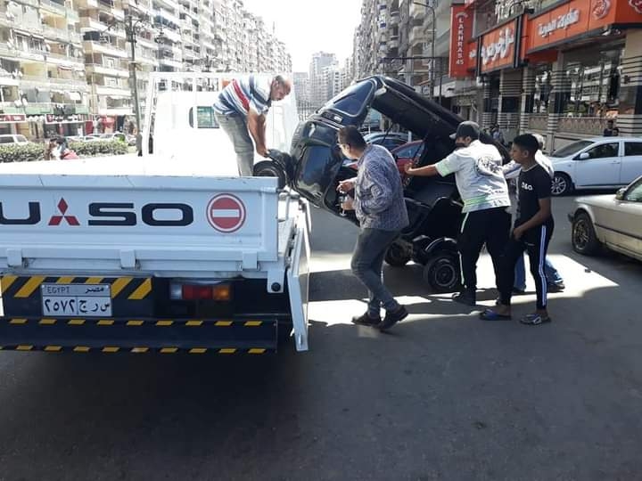 ضبط 11 توكتوك مخالف بالمنتزه أول 17 - جريدة المساء