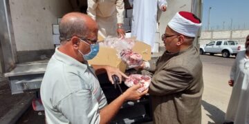 أوقاف الإسكندرية تتسلم الدفعة العاشرة من لحوم الأضاحي 2 - جريدة المساء أوقاف الإسكندرية تتسلم الدفعة العاشرة من لحوم الأضاحي 1 - جريدة المساء