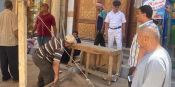 إزالة 45 إشغالا وتحرير 8 محاضر بأشمون 1 - جريدة المساء