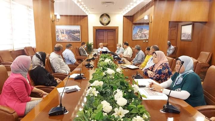 "الغضبان" يستعرض آليات تنفيذ مقترح ربط بورسعيد بطريق شادر عزام عبر محور ٣٠ يونيو 19 - جريدة المساء